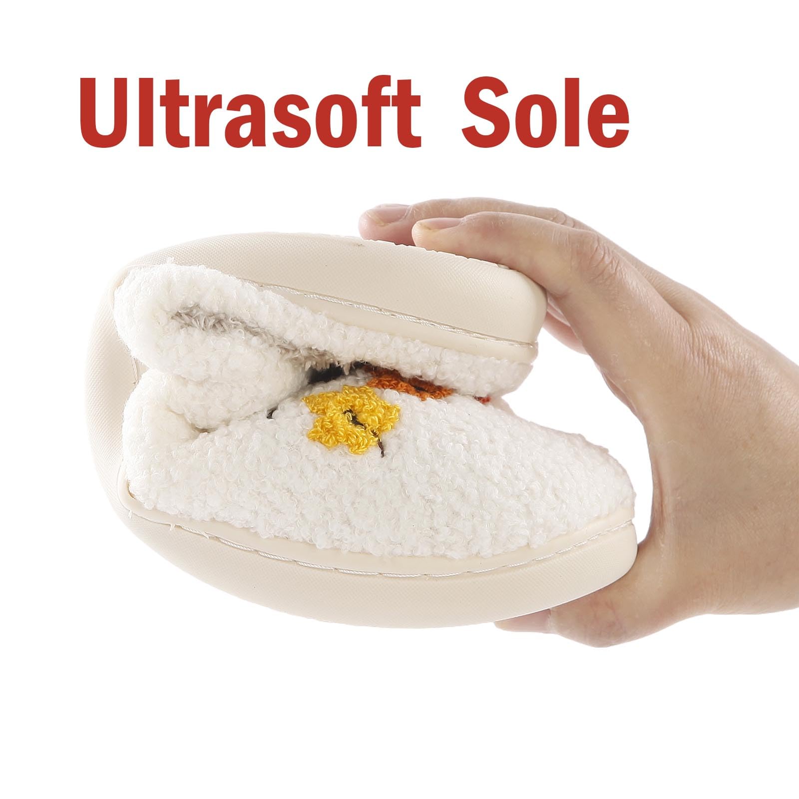 Womens Mens Slippers Retro Memory Foam Cute Cartoon Plush Fluffy Warm Fur Lined slippers Indoor House Home Winter Shoes