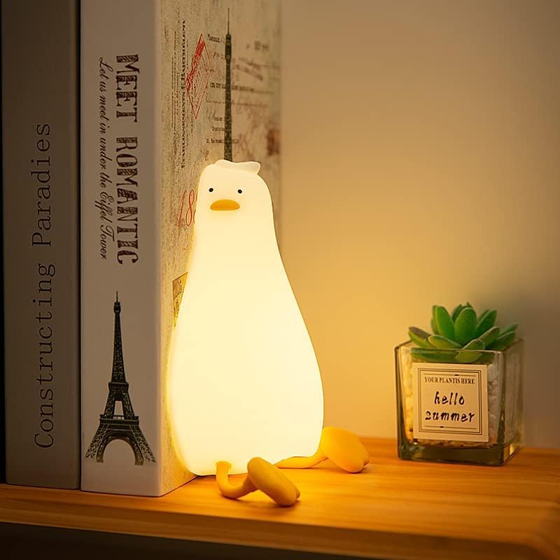 Cute Duck Night Lamp – Soft LED Light for Bedroom & Desk