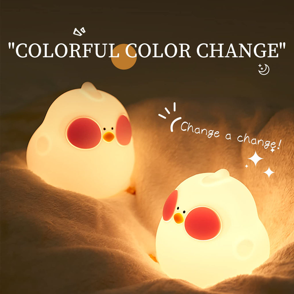 Cute Duck Night Lamp – Soft LED Light for Bedroom & Desk