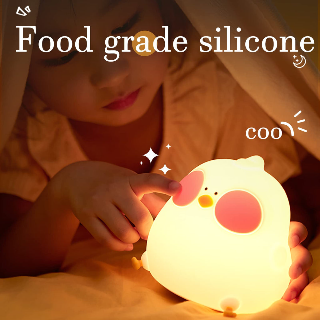 Cute Duck Night Lamp – Soft LED Light for Bedroom & Desk