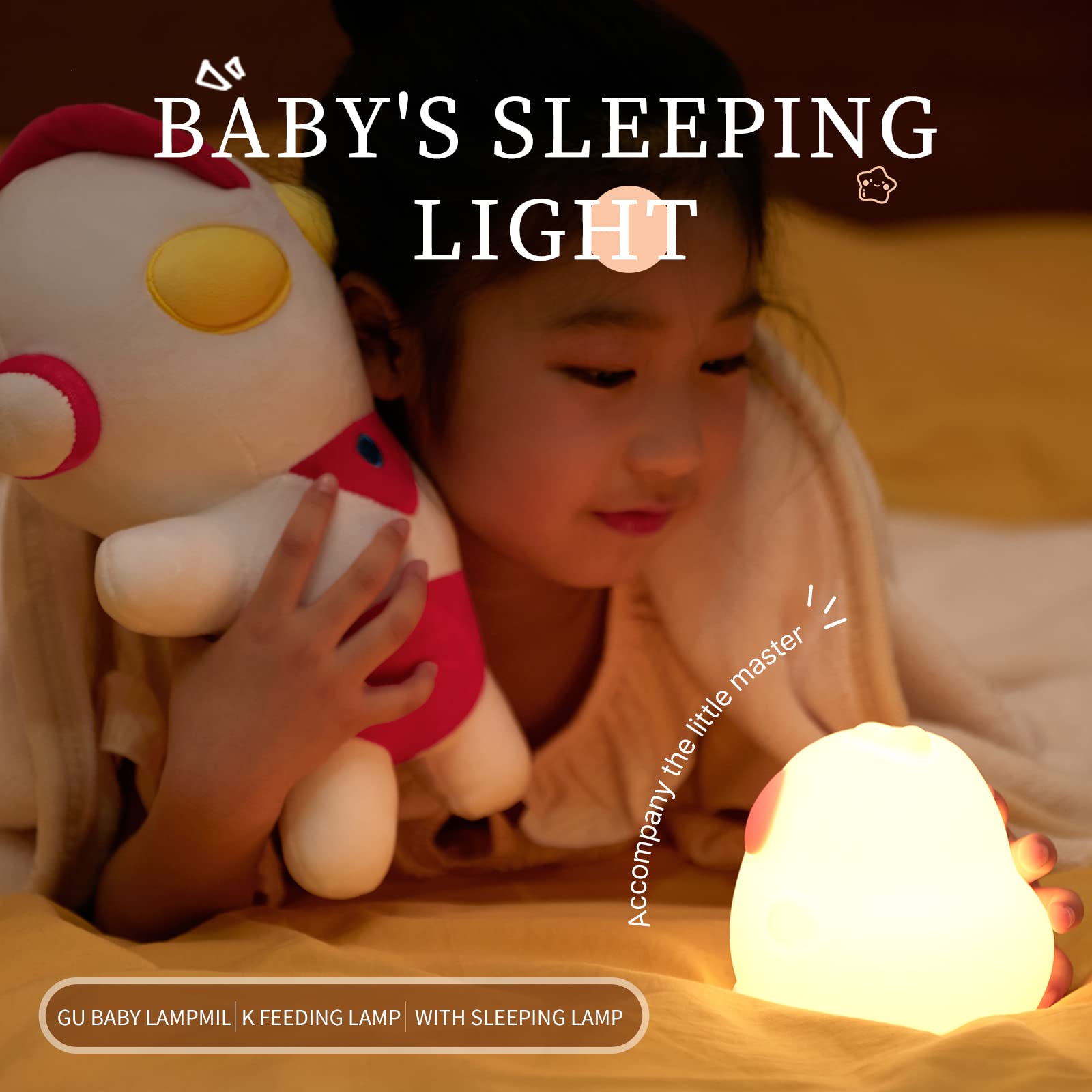 Cute Duck Night Lamp – Soft LED Light for Bedroom & Desk