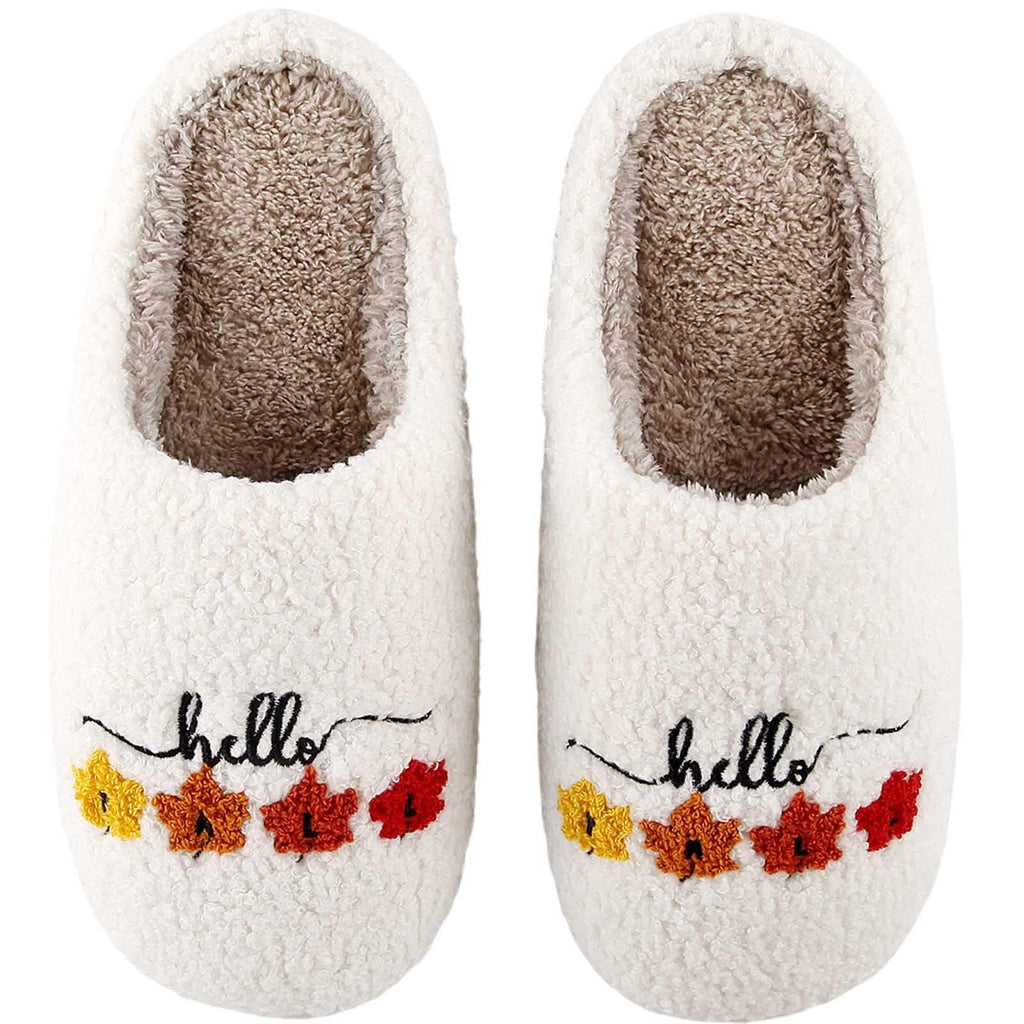 Womens Mens Slippers Retro Memory Foam Cute Cartoon Plush Fluffy Warm Fur Lined slippers Indoor House Home Winter Shoes