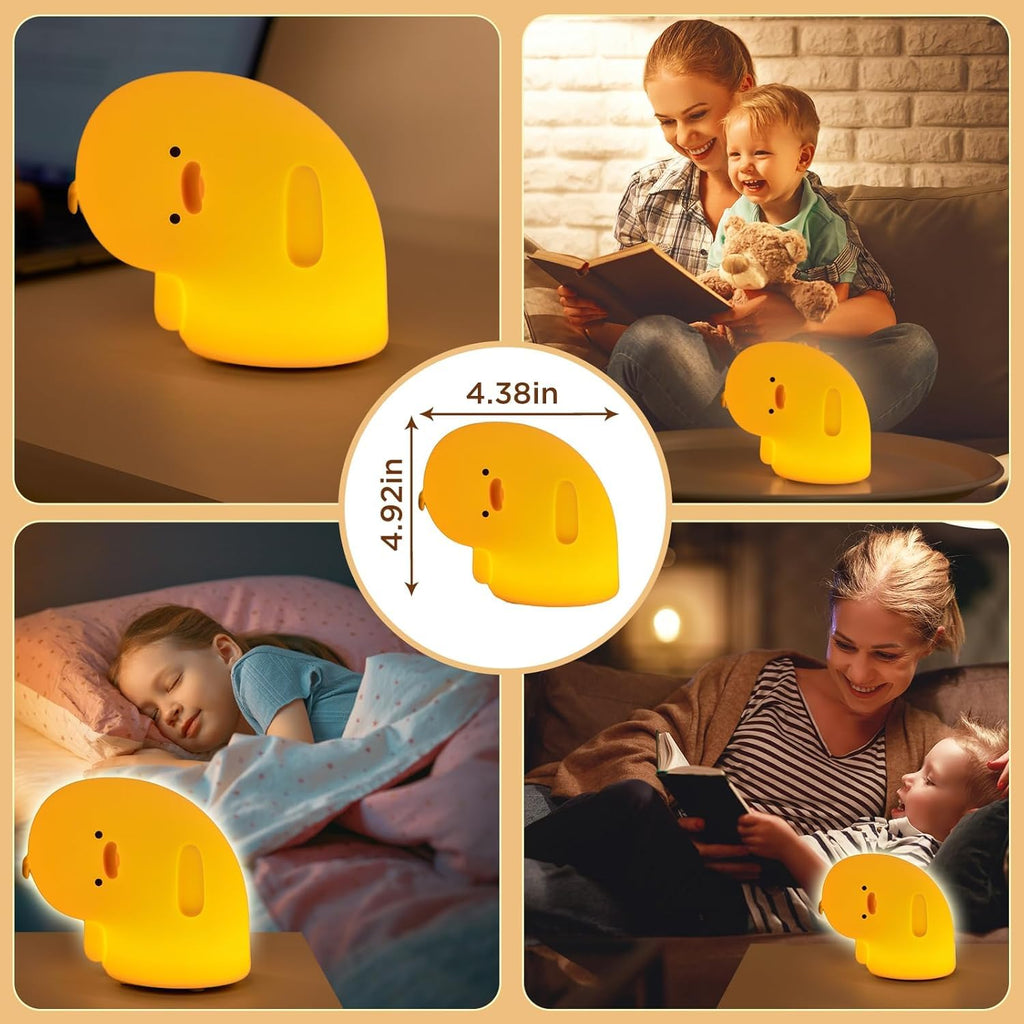 Cute Duck Night Lamp – Soft LED Light for Bedroom & Desk
