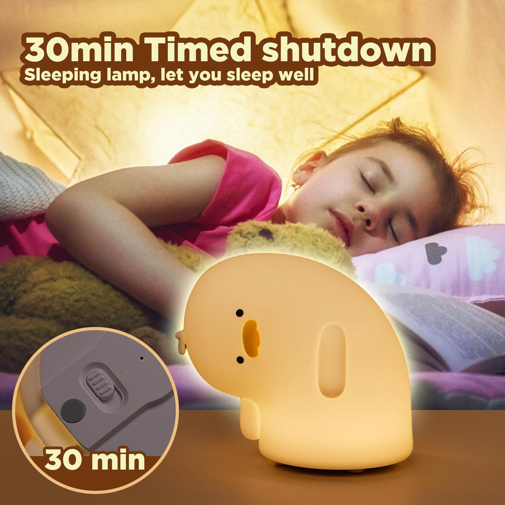 Cute Duck Night Lamp – Soft LED Light for Bedroom & Desk