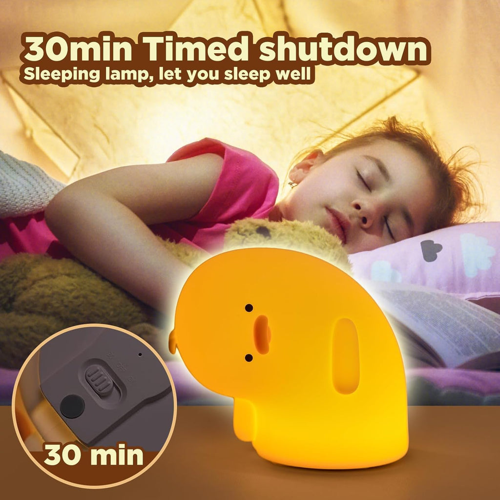Cute Duck Night Lamp – Soft LED Light for Bedroom & Desk
