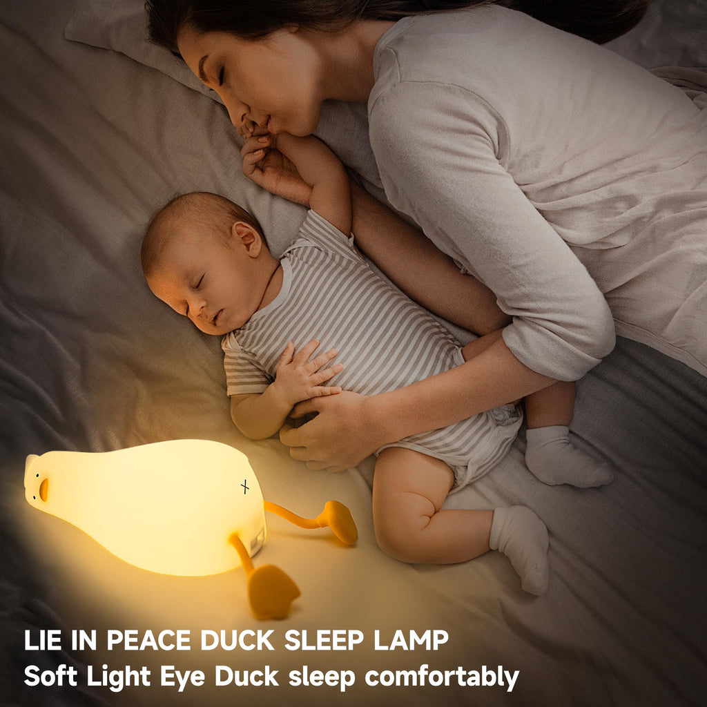 Cute Duck Night Lamp – Soft LED Light for Bedroom & Desk